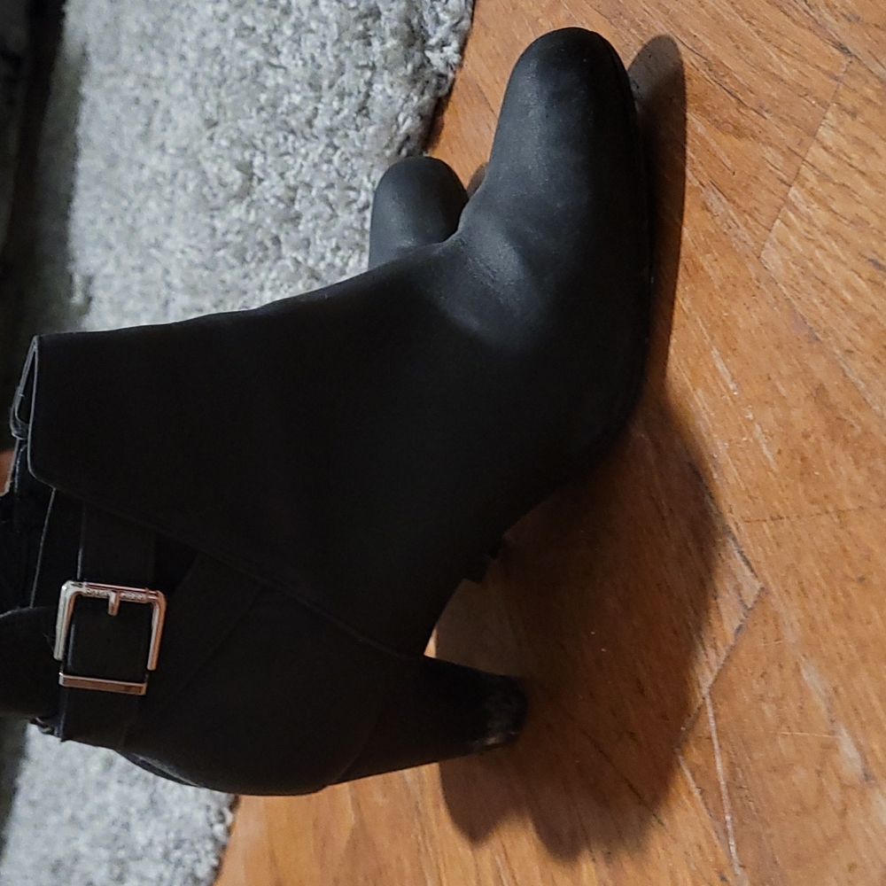 Black ankle boots